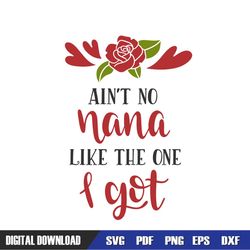 ain't no nana like the one i got svg