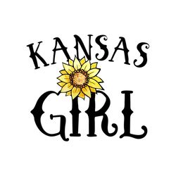 Kansas Girl Sunflower Svg, Flower Svg, Kansas Girl Svg, Kansas Svg, Sunflower Svg, Birthday Gift Svg, Gift For Girl Svg,