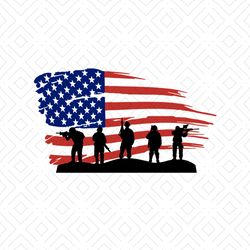 american soldier svg, independence svg, soldier svg, army svg, military svg, 4th of july svg, flag svg, soldier with fla