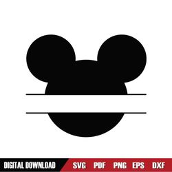 Mickey Mouse Head Disney SVG