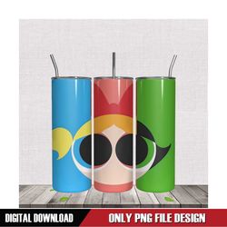 Power Girls Coffee Drinks Sublimation Design PNG