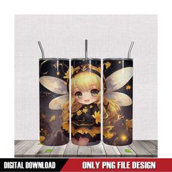 cute wings girl cosplay tumbler png