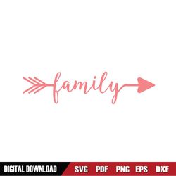 family mother day arrow svg