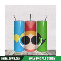 power girls coffee drinks sublimation design png