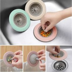 sink filter tank floor drain cover hair prevent clogging kitchen sink drain plug filter