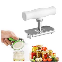 multi-function jar opener bottle cap opener stainless steel adjustable lids off jar opener labor-saving screw can opener