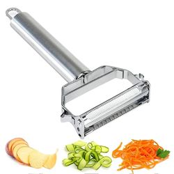 stainless steel multi-function dual blade vegetable peeler potato cucumber carrot grater vegetables fruit peeler kitchen