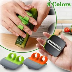 two finger fruit and vegetable peeler finger peeler vegetable hand peeler hand palm vegetable fruit peeler kitchen gadge