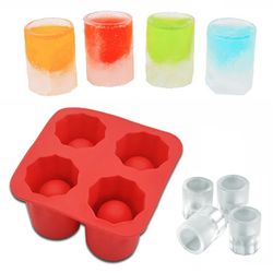 ice shot maker tray - play & party ice shot glass mold
