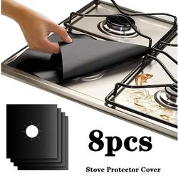 2-8pcs stove protector cover liner clean mat pad gas cooker cover washable stovetop protector cover kitchen cookware acc