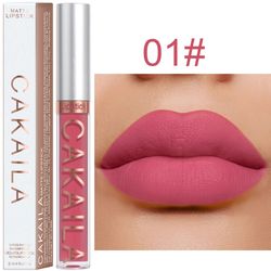 18 colors matte lipgloss wholesale cheap liquid lipstick makeup lip color batom long lasting sexy red pink nude lip glos