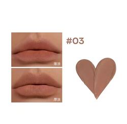 waterproof matte nude lip gloss brown nude pigment dark red long lasting velvet love liquid lipstick women makeup lip gl