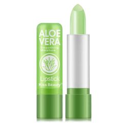 "aloe vera lipstick: long lasting, moisturizing, and color changing"