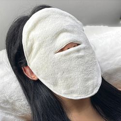 skin care mask cotton hot compress towel wet compress steamed face towel opens skin pore clean compress beauty facial ca