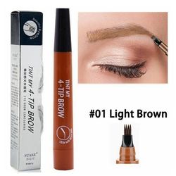 5 colors microblading eyebrow pen waterproof liquid eyebrow pencil long lasting eyebrow pen 4 oints eyebrow pen cosmetic