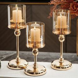 modern metal glass candle holders aromatherapy romantic candlelight bedroom living room party bar home decorations handi