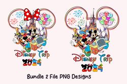 bundle 2 file family holiday tour 2024 family trip 2024 family vacation 2024 disney trip 2024 mickey minnie disney png