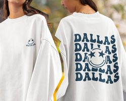 dallas football sweatshirt t-shirt, vintage dallas football crewneck, cowboy football, dallas fan gift, game day, dallas