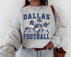 dallas football sweatshirt, vintage style dallas football, cowboys shirt for women