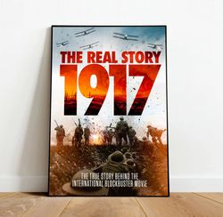 1917 canvas, canvas wall art, rolled canvas print, canvas wall print, movie canvas