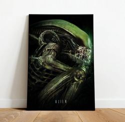 alien canvas, canvas wall art, rolled canvas print, canvas wall print, movie canvas