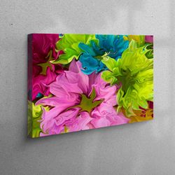 canvas art, 3d wall art, canvas print, colorful canvas decor, modern colorful wall art, abstract colorfulmodern printed,