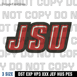 jacksonville state gamecocks logo embroidery design, logo embroidery, embroidery file, sport embroidery, ncaa embroidery