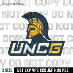 nc-greensboro spartans logo embroidery design,logo embroidery, embroidery file, sport embroidery, ncaa embroidery