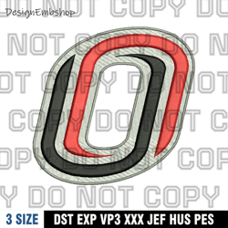 nebraska-omaha mavericks logo embroidery design,logo embroidery, embroidery file, sport embroidery, ncaa embroidery