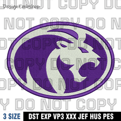 north alabama lions logos embroidery design,logo embroidery, embroidery file, sport embroidery, ncaa embroidery