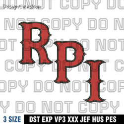 rpi engineers logo embroidery designs,logo embroidery, embroidery file, sport embroidery, ncaa embroidery