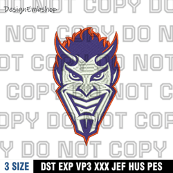 northwestern state demons logo embroidery designs,logo embroidery, embroidery file, sport embroidery, ncaa embroidery