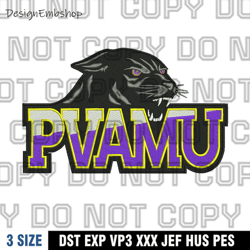 prairie view a&m panthers logo embroidery design,logo embroidery, embroidery file, sport embroidery, ncaa embroidery