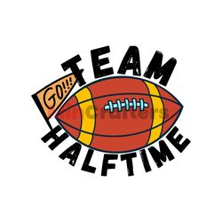 go football team halftime svg