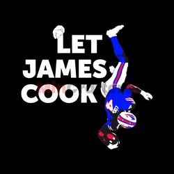 Let James Cook Buffalo Bills Svg Digital Download