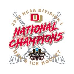 denver pioneers national champions men's ice hockey svg