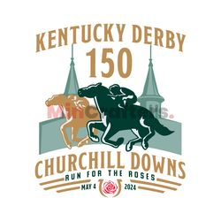 kentucky derby churchill downs 2024 svg