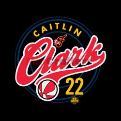 caitlin clark 22 wnbpa indiana fever player svg