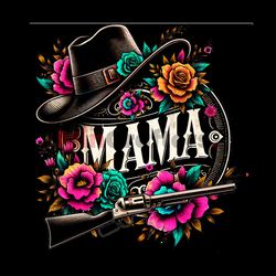 mama western sublimation mother's day