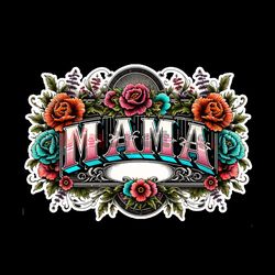 mama sublimation design png