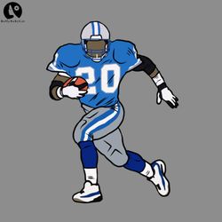 barry sanders running sports png download