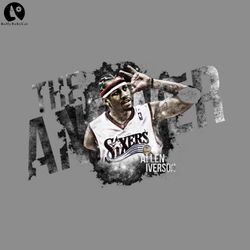 Vintage The Answer Allen IversonSport PNG Basketball PNG download