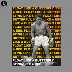muhammed ali float like a butterfly sting like a bee sport png boxing png download