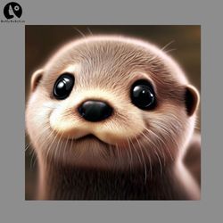 cute baby otter