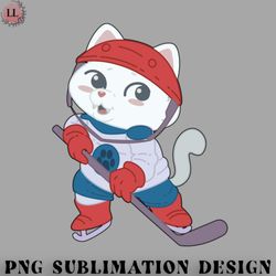 hockey png hokey cute cat player