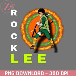 Hidden Leaf Warrior Rock Inner Gate Lee Naruto PNG, Anime download PNG