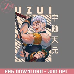 Uzui Tengen  Demo Anime Damon Slayer  PNG download