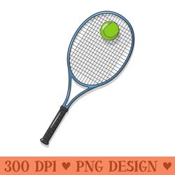 tennis racket and ball - png download