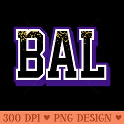 baltimore football retro sports letters - png printables