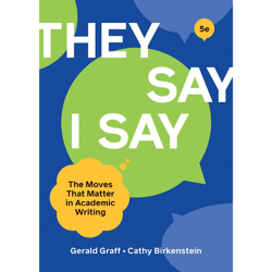 they say / i say fifth edition